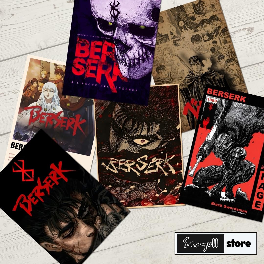 Seagull Store Berserk: The Black Swordsman Poster Collection